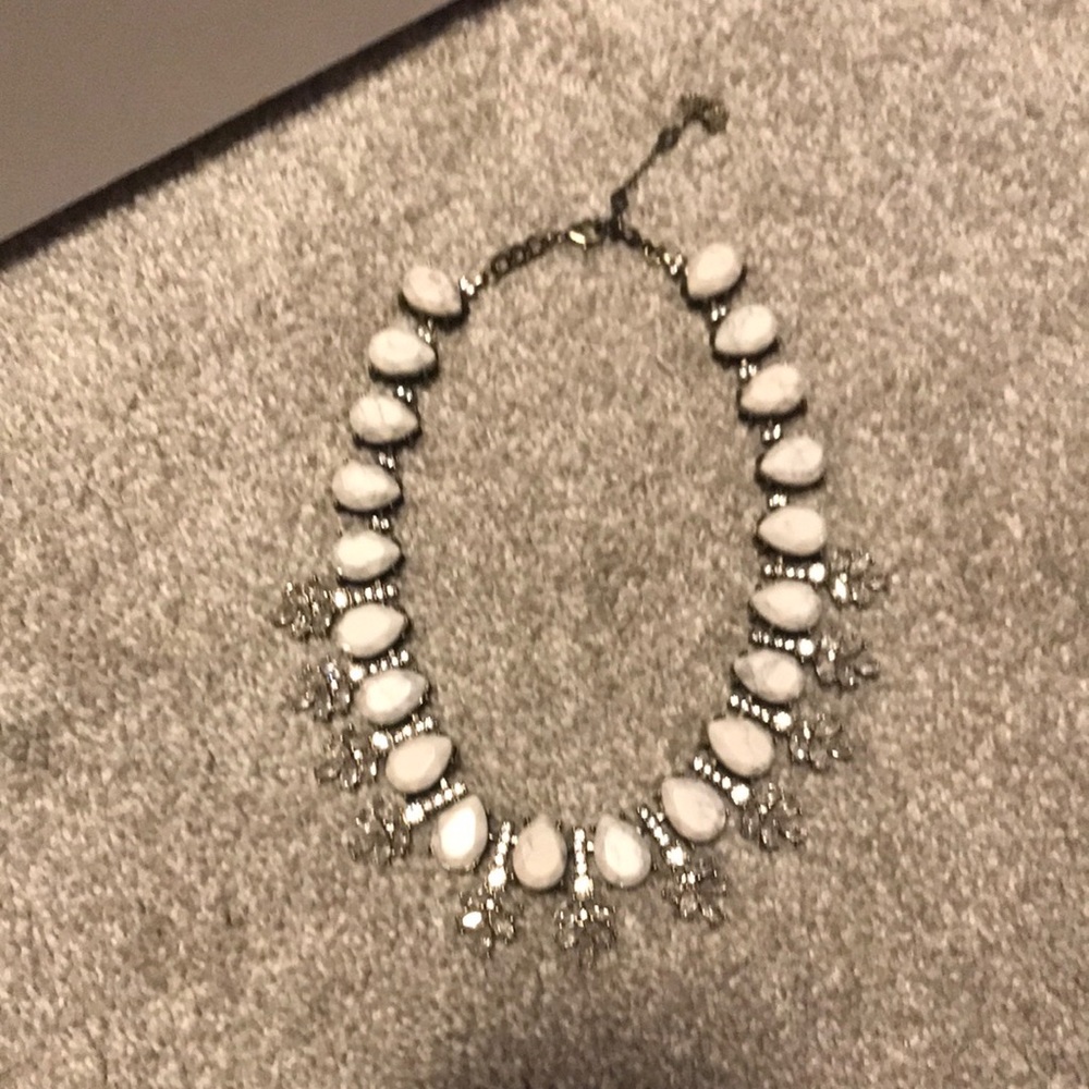 BaubleBar Crystal Wreath Collar Necklace